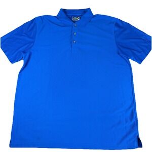 Champions Tour Golf Polo Shirt Mens XL Blue Performance Short Sleeve
